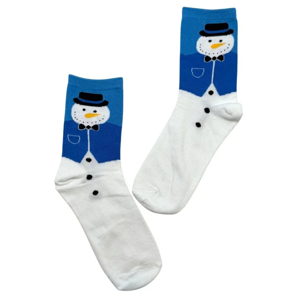 Christmas Holiday Womens Socks One Size 5 Pair Festive Winter Bundle Cozy Set